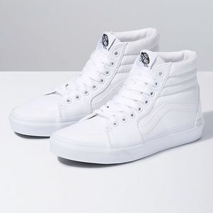 White High Top Vans